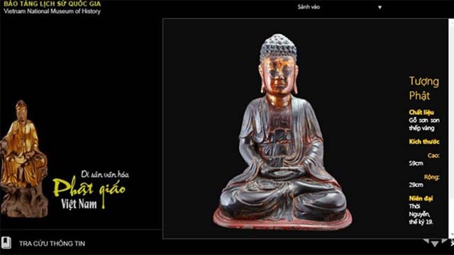 Un objet historique scanné en 3D. Photo : VNA