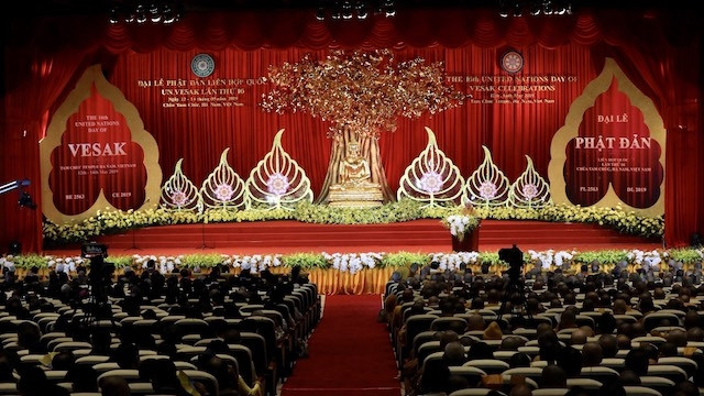 La grande fête du Vesak 2019 s'est ouverte dimanche à Hà Nam. Photo : NDEL.