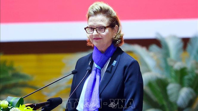 Caitlin Wiesen, représentante résidente du PNUD au Vietnam. Photo: VNA