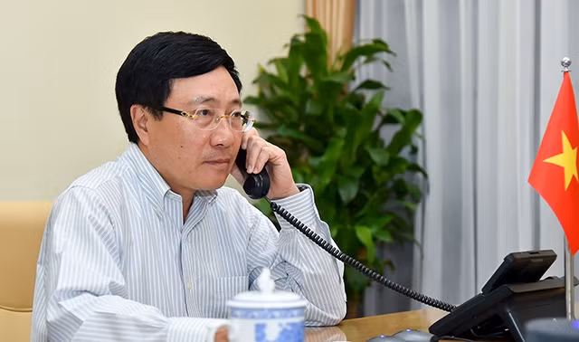 Le vice-premier ministre et ministre vietnamien des Affaires étrangères, Pham Binh Minh. Photo: VGP