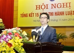 Le vice-Premier ministre Vu Duc Dam. Source: VNA