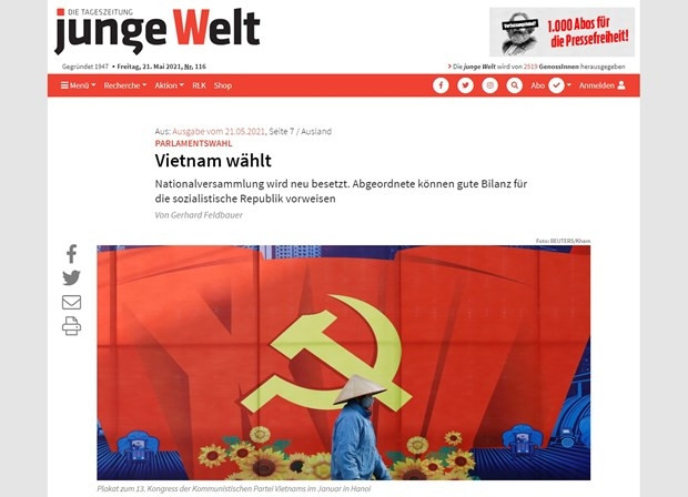 Photo : Une capture d'écran de l'article.