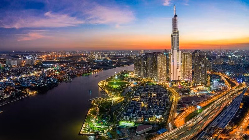 Un coin de Hô Chi Minh-Ville. Photo : Bùi Viêt/NDEL.