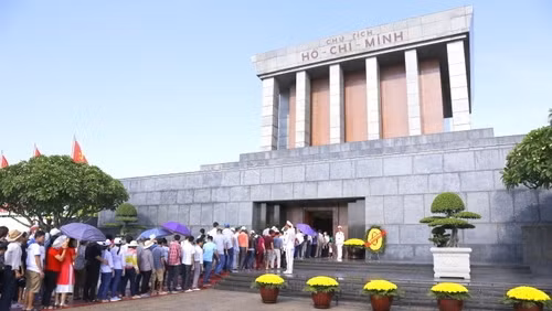 Le mausolée du Président Hô Chi Minh. Photo : bqllang.gov.vn.