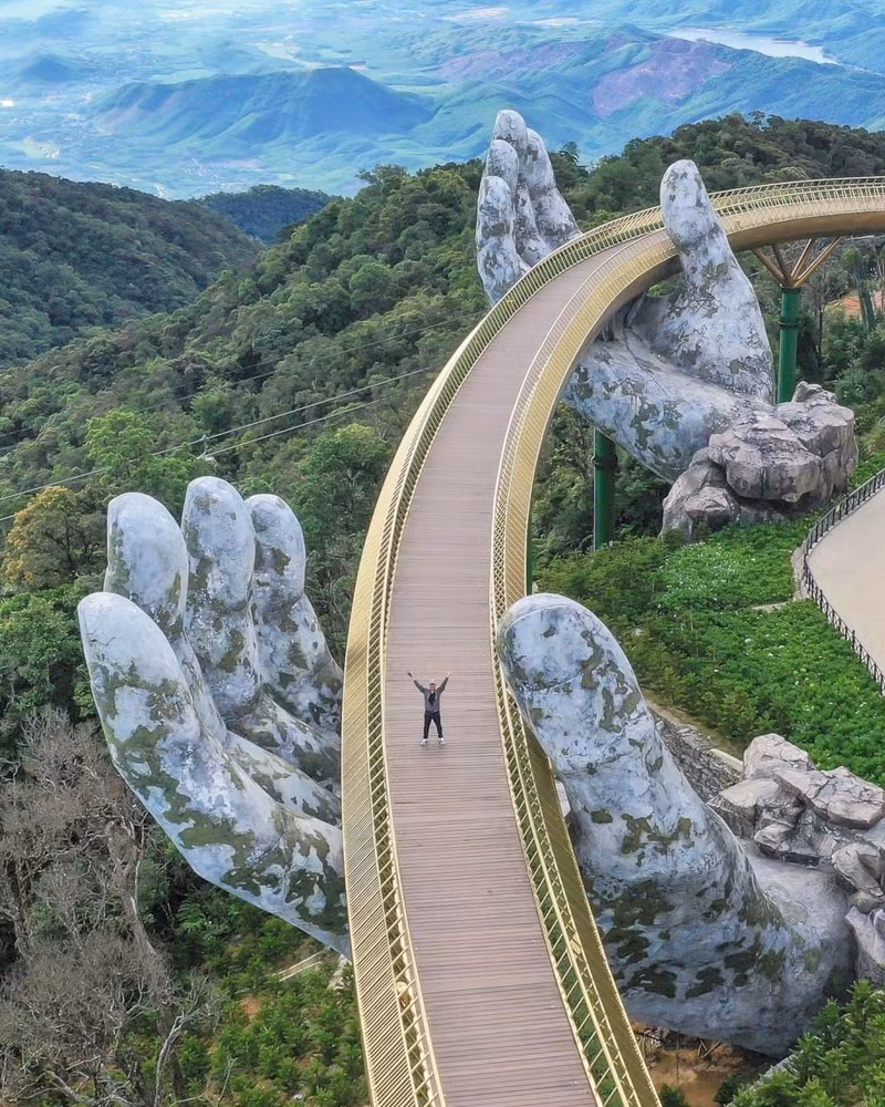 Le cliché du Golden Bridge du photographe vietnamien Trân Tuân Viêt. 