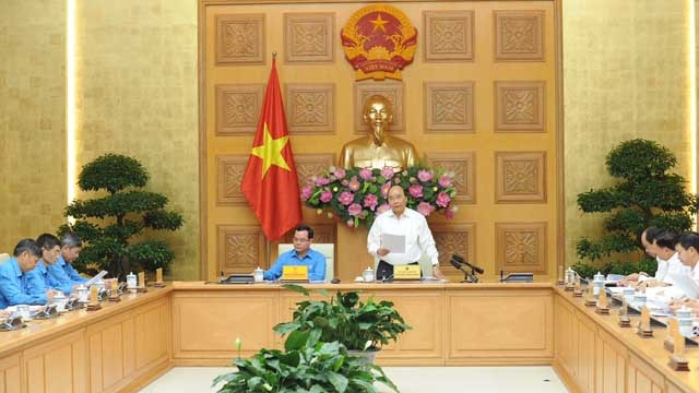Une vue générale de la séance de travail. Photo : Trân Hai/NDEL.