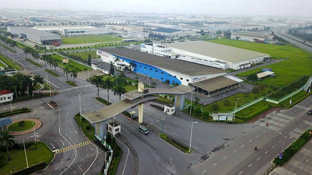 La zone industrielle de Thang Long, district de Dông Anh, en banlieue de la villde de Hanoi. Photo : kinhtedothi.vn.