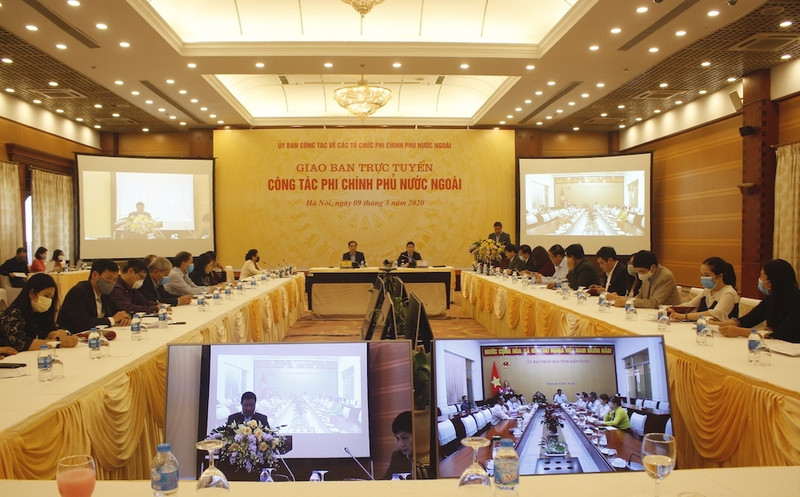 Vue générale de la conférence. Photo : Thoidai.