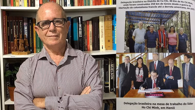 Le traducteur brésilien Pedro de Oliveira. Photo : baoquocte.vn.