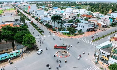 Centre de la ville de Bac Liêu. Photo: Huynh Su/VNA