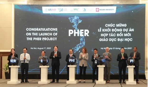 Cérémonie de lancement du projet. Photo : hanoimoi.com.vn