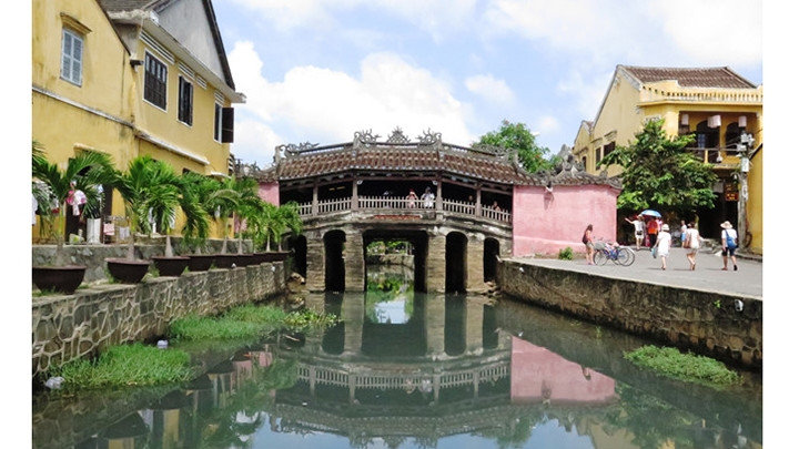 Le pont-pagode japonais Chua Câu. Photo : thanhnien.vn