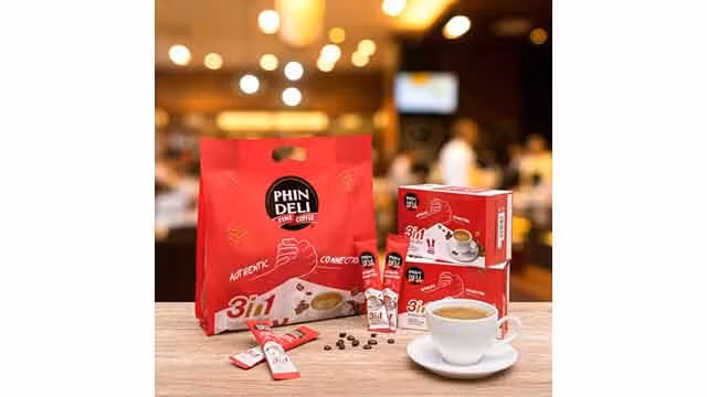 Le café instantané 3 en1 de PhinDeli. Photo : sggp.org.vn
