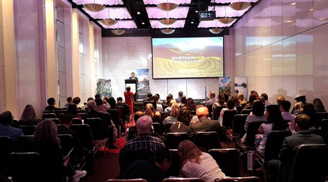 Une centaine d'entreprises australiennes particpe à l'événement. Photo : https://thoidai.com.vn/