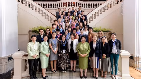 Les représentantes des organisations et associations participantes. Photo: Asean.org.