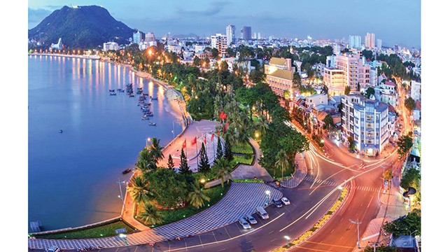 Un coin de Bà Ria-Vung Tàu en haut. Photo : baodautu.vn