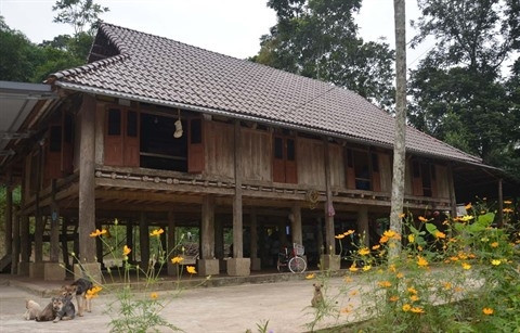 Conservation des maisons traditionnelles sur pilotis de l'ethnie Muong