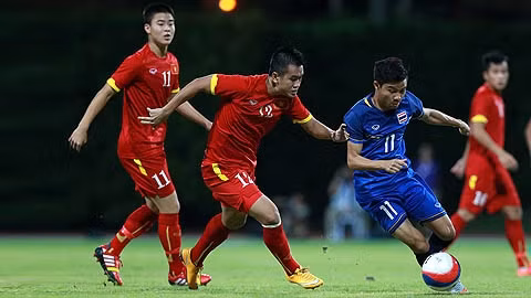 Une phase défensive des joueurs vietnamiens. Photo: Hai Dang/NDEL.