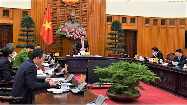 Réunion concernant le Projet sur le développement d’applications de données démographiques, le 2 mars à Hanoi. Photo : VOV.