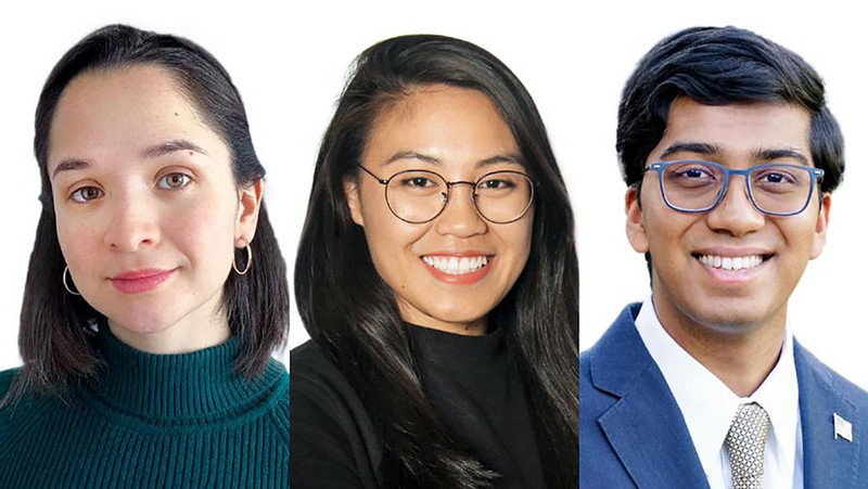 Née à Hô Chi Minh-Ville, Trang Luu (au milieu) a immigré avec sa famille à Houston, au Texas, à l’âge de trois ans.. Photo: MIT News