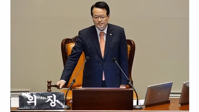 Le Président de l’AN de la République de Corée, Chung Ui-hwa. Photo: wspu.info/VNA.