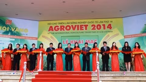 L’inauguration de la Foire-expo agricole internationale 2014. Photo: NDEL.