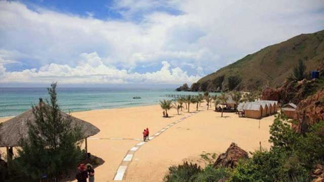 La beauté sauvage de la plage de Ky Co de la ville de Quy Nhon dans la province de Binh Dinh (au Centre). Photo : Dân Tri.