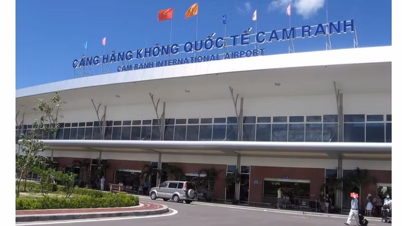 L'aéroport international de Cam Ranh. Photo : VGP.