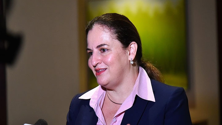 La représentante en chef de l’ONU Femmes au Vietnam, Elisa Fernandez Saenz. Photo : baoquocte.vn