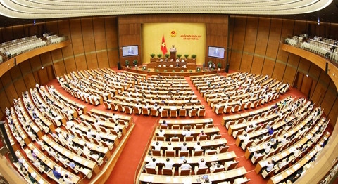 Jeudi 15 juin a marqué la dernière journée réservée aux séances de questions-réponses de la 3e session de la XIVe législature de l’AN. Photo: Phuong Hoa/VNA/CVN