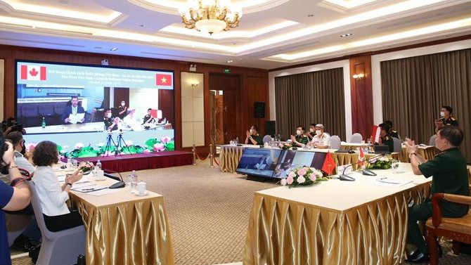 Le Vietnam et le Canada a tenu ce vendredi leur premier dialogue sur la politique de défense. Photo : Bienphong.