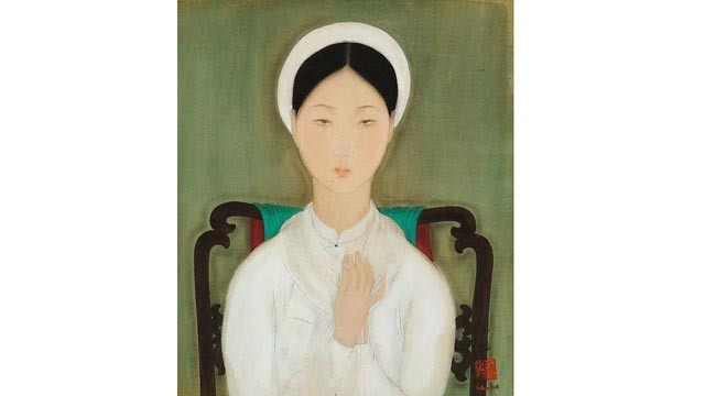 La peinture "Vietnamese Lady" de Lê Phô. Photo : VNA.