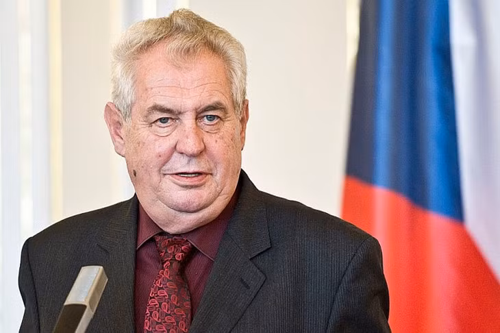 Le Président tchèque, Milos Zeman. Photo: Radio Prague.