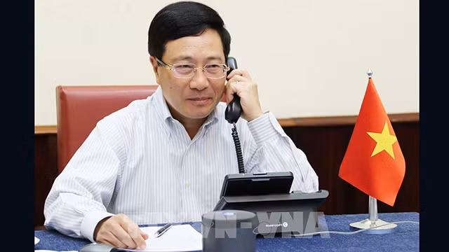 Le vice-premier ministre et ministre des Affaires étrangères, Pham Binh Minh. Photo: VNA