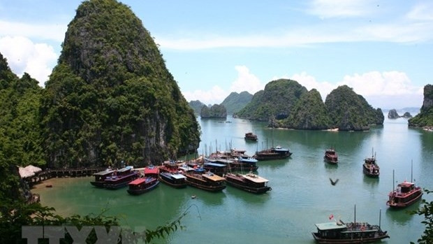 Un coin de la baie d'Halong. Photo: VNA