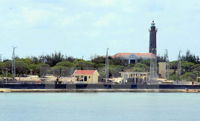 Un coin de l’île de Song Tu Tây de l’archipel de Truong Sa du Vietnam. Photo: VNA.
