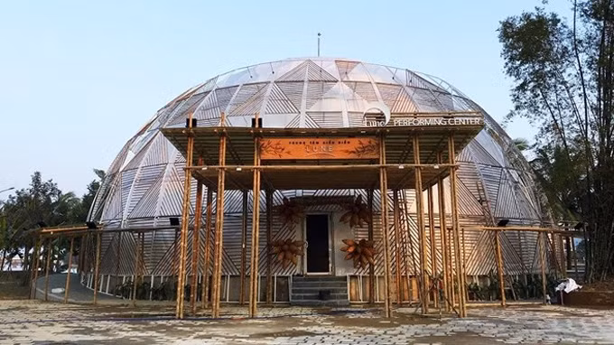 Le centre de présentation Lune à Hôi An. Photo : VNA