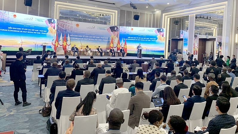 Lors du Forum économique Vietnam-Francophonie : Saisir l'opportunité "en or" de la coopération. Photo: NDEL