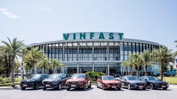 L'usine automobile VinFast représente un investissement de 2 mds de dollars pour la 1ère phase. Photo : vietimes.vn