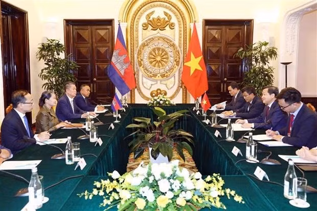 Panorama de la séance de travail. Photo : VNA.