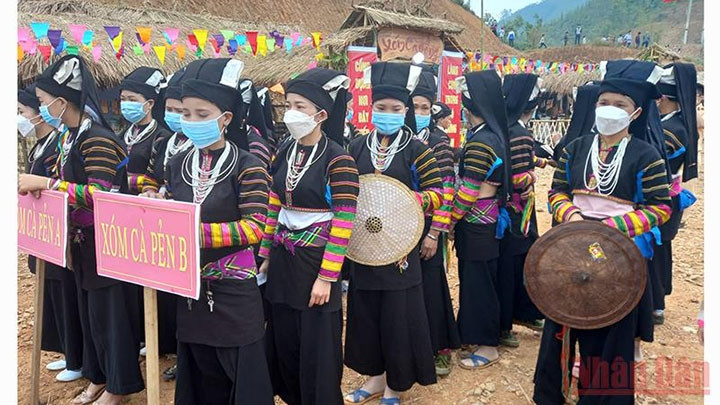 La Journée culturelle de l’ethnie Lô Lô dans la province de Cao Bang. Photo : NDEL