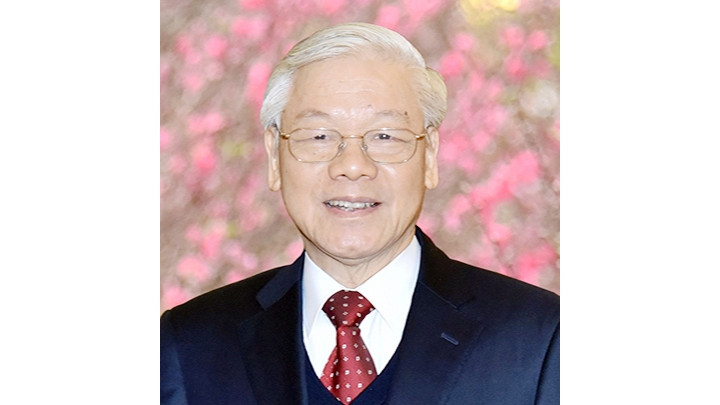 Le Secrétaire général du Parti communiste du Vietnam et Président de la République, Nguyên Phu Trong. Photo : NDEL.