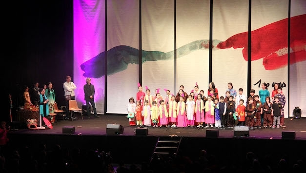 Lors du festival des Vietnamiens en France pour célébrer le Nouvel An lunaire 2019. Photo : NDEL.