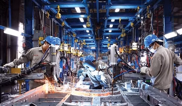 Les exportations vietnamiennes en mars se sont chiffrées à plus de 34,7 milliards de dollars, soit une hausse de 14,8% en un an. Photo : VNA.