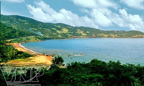 La plage de Con, l'une des plus belles de la péninsule de Son Tra. Photo: VNP.