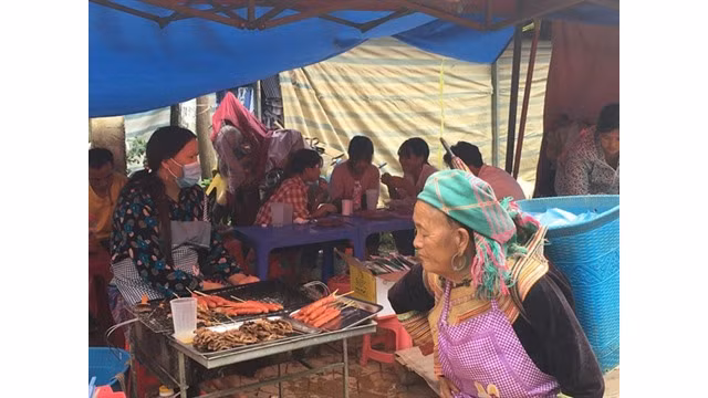 Un marché dans la région montagneuse du Nord. Photo : CPV