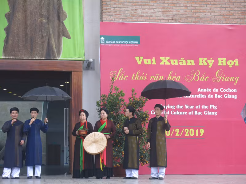 Le " quan ho " (chant alterné) sera présenté. Photo : LH/NDEL.