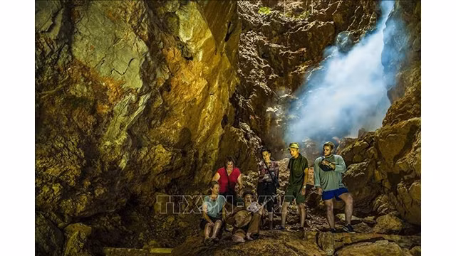 La beauté merveilleuse de la grotte de Thiên Huong. Photo : VNA.