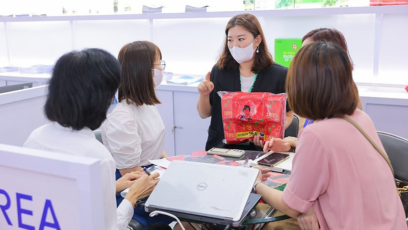 Un évènement organisé par KOTRA Hanoi. Photo : congthuong.vn.