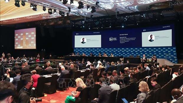 Le Sommet mondial des villes 2022 à Singapour. Photo : VNA.